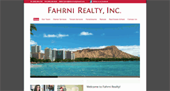 Desktop Screenshot of fahrnirealtyhawaii.com